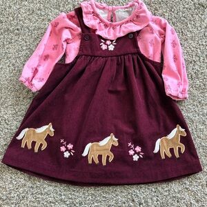 Corduroy Horses Dress 🐴